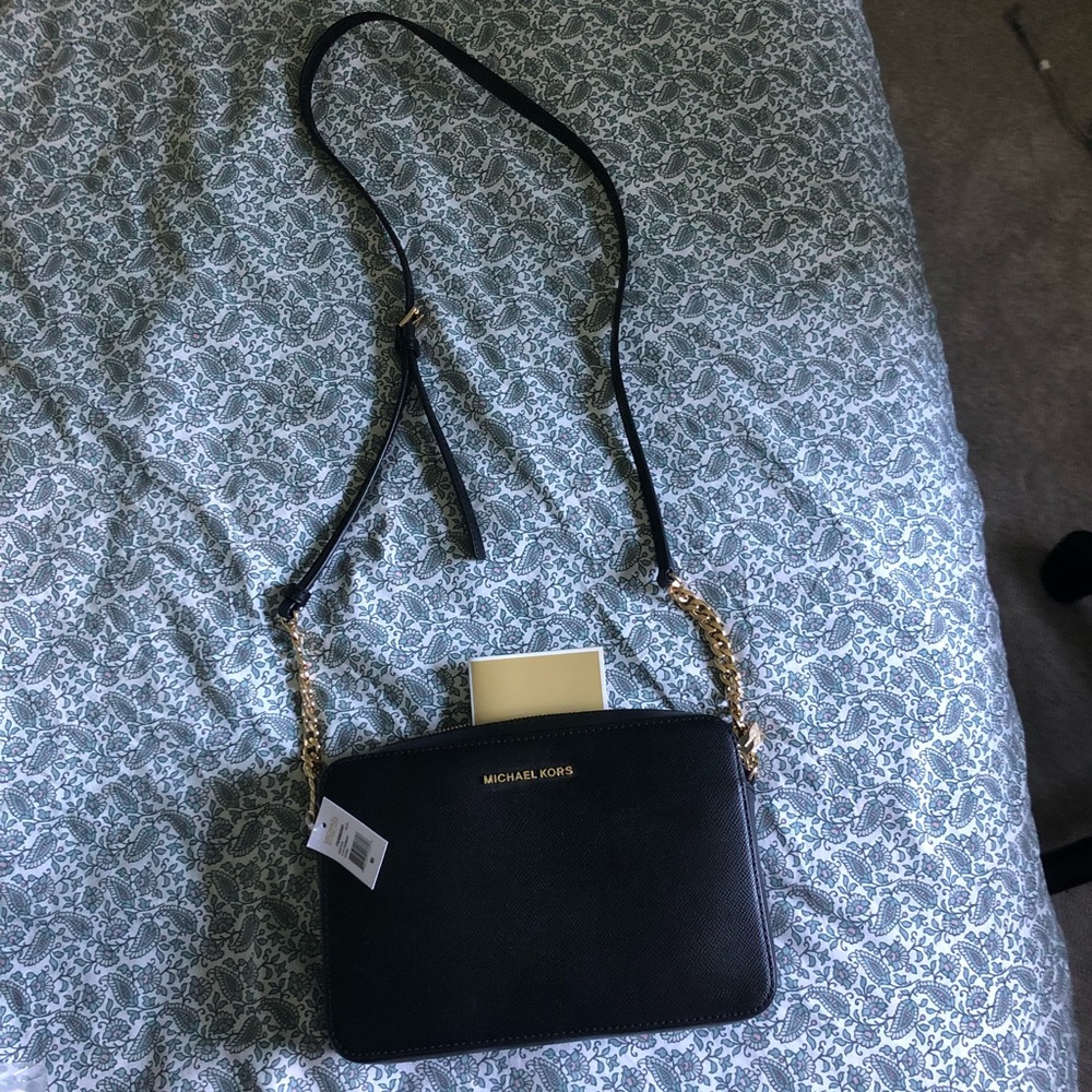 NWT Michael kors Jef Set Crossbody Leather bag